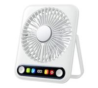 Desk Fans Small Quiet | 100 Speeds 3000mAh Rechargeable Digital Display