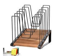 Desk File Organizer - 10.79x7.87x7.72 Inches Inclined Vertical Folder Storage | File Organization Stand,for Students Teachers Home Office School Classroom Study Room Desktop