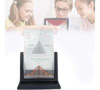 Desk Galton Board, Modello Dimostrativo Di Probabilità Di Galton Board Con Curva A Campana, Strumento Di Esperimento Di Diritto Statistico Efficace, Strumento Di Insegnamento Del Laboratori 16cm*12cm