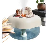 Desk Humidifier - 400ml Auto Shut Off for Bedroom Nursery Moisture Balance | Soft Glow Lights With Quiet Mist Output, Portable Personal Vaporizer For Study Living Room Dorm Travel Yoga Sleeping Spa