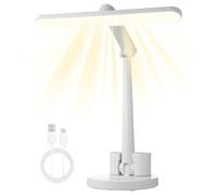 Desk Lamp Eye-Caring | Adjustable Desk Lamp 3 Brightness Modes | USB Charging LED Lmp - ABS 15.5x36cm 10W Foldable Sturdy Long-Lasting | Reading Studying Working Writing | Bedroom Study Home School V