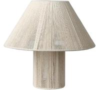 Desk lamp High-end Luxury Handmade Hemp Rope Light Natural Vintage Bedroom Study Reading Lamp Living Room Couch Side B&B Decorative Table Dining Apartment Office Model Home(Natural)