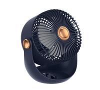 Desk -Lüfter, Tischventilator, Starker Exquisit Lüfter - 1500 U/min ABS Tischventilator mit engmaschigem Schutzgitter, Leise Luftumwälzung, Leicht Transportierbar für Büro, Zuhause, Reise