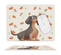 Desk Mat Amo I Miei Cani Bassotti Grande Tappetino Scrivania Waterproof Mouse Pad per Computer Gaming Ufficio 25X30Cm