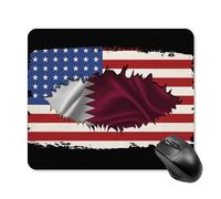 Desk Mat Bandiera della Cordialità del Qatar Confortevole Mouse Mat Lavabile Tappetino Scrivania per Computer Gaming Laptop 25X30Cm