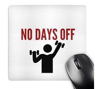 Desk Mat Citazioni Motivazionali per L'Allenamento. Allenamento Senza Giorni Liberi. Waterproof Mouse Mat Bordi Cuciti Mouse Pad per Laptop Computer Portatile Gaming 25X30Cm