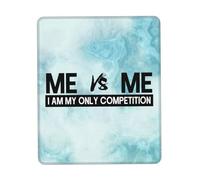 Desk Mat Io Contro Me, Io Sono La Mia Unica Competizione Scorrimento Facile Mouse Mat Grande Mouse Pad per Laptop Computer Computer Portatile 25X30Cm