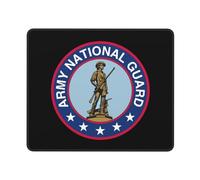 Desk Mat La Guardia Nazionale dell'Esercito degli Stati Uniti Waterproof Mouse Mat Confortevole Mouse Pad per Gaming Computer Mac 25X30Cm