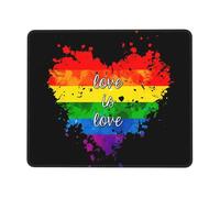 Desk Mat L'Amore Dell'Orgoglio Arcobaleno È Amore Scorrimento Facile Mouse Mat Lavabile Mouse Pad per Computer Laptop Gaming 25X30Cm