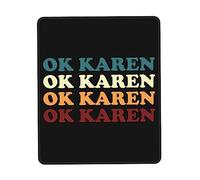 Desk Mat Ok Karen Grande Tappetino Scrivania Waterproof Mouse Mat per Computer Portatile Gaming Pc 25X30Cm
