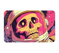 Desk Mat Scheletro di Astronauta Rettangolare Confortevole Mouse Mat Bordi Cuciti Tappetino Scrivania per Computer Gaming Laptop 25X30Cm
