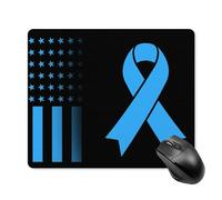 Desk Mat Sensibilizzazione sulla Prevenzione Infantile Pulire Mouse Mat Portatile Tappetino Scrivania per Mac Gaming Laptop 25X30Cm