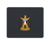 Desk Mat Stemma dello Yemen del Sud Portatile Mouse Pad Multifunzione Tappetino Scrivania per Computer Portatile Laptop Gaming 25X30Cm