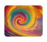 Desk Mat Tornado Arcobaleno Vivido Pulire Mouse Mat Portatile Mouse Pad per Computer Laptop Gaming 25X30Cm