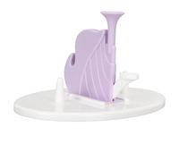 Desk Needle Threader Multifunktionell Semi Automatisch Nähmaschine Nähhilfe Einfache Handhabung für Nähen Quilting Plastik Material Lila 118x83x61mm 1 Stück Christmas Gifts