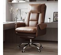 Desk Office Swivel Chair, moderna sedia da gioco reclinabile per poggiatesta regolabile, seggiolone per computer ergonomico con supporto lombare, riposo a piedi, vanità, studio, lavoro, dirigente,