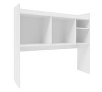 Desk Organizzer, Desktop Storage Shelf, 6 Compartments Storage Rack | Office Storage Organizer, Desk Storage Rack, PVC Structure With Rounded Corners and Easy Assembly For Office, Home Workspace,