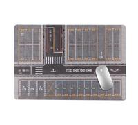 Desk Pad, Aesthetic Desk Mat, 23,62 x 15,75 Inches Anti Slip Keyboard and Sheet with 1:64 Scale Parcheggio Layout, Cool Computer Accessory for Laptop, Programmers, Studenti, Teens, Use