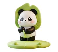 Desk Phone Stand - Cartoon Panda Resin Phone Holder Stand, Decorative Animal Smartphone Support Dock, Stable Desktop Device Base For Tablet Mobile Home Bedroom Living Room Kitchen Office Travel