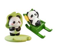 Desk Phone Stand - Resin Panda Figurine, Cartoon Mobile Holder Base, Cute Animal Device Support Dock, Stable Viewing Stand Accessory For Smartphone Tablet Home Bedroom Living Room Kitchen Travel