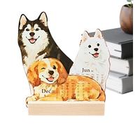 Desk Planner - Cute Pets Pattern Organizer, for Daily Schedule Tracking, Charming Artwork With, Easy Page Function, 2026 Planning Pad, for Home Office Classroom, Bedroom 1,18 pollici