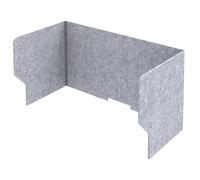 Desk Privacy Panel - Partizione pieghevole | Testing Dividers for Classroom, Office, Desktop, Table with easy-to-Clean Surfaces, Portable Design, Study Room, Library, Bedroom, Workspaces Organization