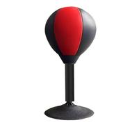 Desk Punching Bag - PU Alloy 17.7x40cm | Suction Cup Speed Ball Exercise Toy | Stress Relief Boxing Trainer For Women Men Home Gym Workplace Playroom School Use