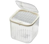Desk Trash Can - Clear Desktop Waste Box, Portable Space Saving Bin, Trasparente Durevole Costruzione | Useful Storage Accessory For Dorm Study Room Kitchen Bedroom Office Makeup Brushes Scra