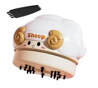 Desk Vacuum Cleaner - Portable Mini Cordless Design, USB Rechargeable Cleaning Device Cute Sheep Shape, Speed Suction Keyboard Dust Remover Compact Desktop Cleaners Tool - For Home Office Dorm Us