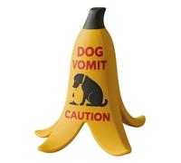 Desk Warning Sign, Cat Vomit Caution Sign, Warning Ornament For Bedroom Dressing Table, Banana Peel Shape Cat Dog Vomit, Apartment Nightstand Living Room Study Desk Home Bookshelf