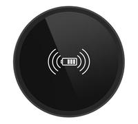 Desk Wireless Charger- Embedded Wireless Charger | Desk Hole Recessed Charger Grommet, Fast Charging Station, Under Table Charging Pad For Tabletop, Furniture, Desk Or Bedside Table