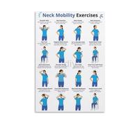 Desk Worker Stretch Chart Poster