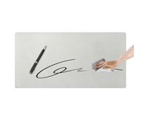 Desk Writing Mat - 27.56 Inch Writable Desktop Mats Reusable Erasable | Waterproof Dry Wiping Desktops Mat Mouse Pad | Double Sided Anti Slip Desktop Protective Pad. Pp Artificial Leather,260g