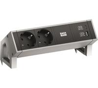 DESK2 2xCEE7/3 1xUSB A&C 22W NEW