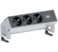 Bachmann Desk2 3 x Type F 4 modulo/moduli Nero Acciaio inossidabile 902.500