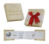 Deskinator Regalo di annuncio per nonni, annuncio di gravidanza per nonni, idea per rivelare la gravidanza ai nonni, idea regalo per annuncio di nascita, scatola dei ricordi in legno con immagine