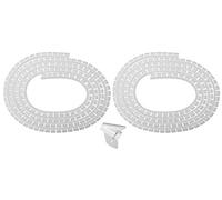 Deskit Guaina portacavi da 6 m, flessibile da 20 mm, per la gestione dei cavi, durevole avvolgicavo a spirale per la protezione dei fili, involucro protettivo per una casa sicura e senza ingombri,