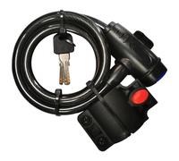 Deskium 2 lucchetti per bici con supporto, 1200 mm, resistenti, antifurto, cavo di sicurezza con nucleo in acciaio, per biciclette elettriche per adulti, mountain bike, moto e scooter