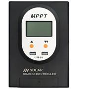 Deskium Auto 12V/24V Smart Maximum Power Point Tracking Solar Charge Controller, 10-60A, 98% di efficienza di picco, doppia uscita USB 5V, regolatore del display LCD per la ricarica della batteria del