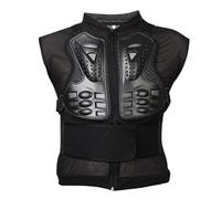 Deskium Gilet da moto regolabile con protezione per la colonna vertebrale, protezione traspirante per schiena e petto, per equitazione, corsa, ciclismo (taglia XL, adatta per 67-72,8)