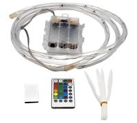 Deskium Luce LED a canestro da basket con telecomando, 16 colori cangianti, impermeabile, 1,5 m, cavo di alimentazione da 4,88 m, facile installazione per interni ed esterni