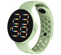 Deskium Orologio principale alla moda, orologio sportivo impermeabile, digitale, schermo rotondo