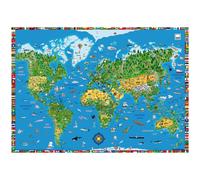 Deskpad salvapiano Mappa del mondo