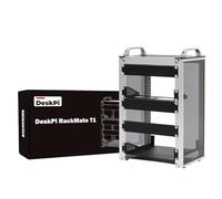 DeskPi DeskPi RackMate T1 - Armadio per server 8U, rack da 10" per rete, server, apparecchiature audio e video, custodia per montaggio a rack DeskPi RackMate T1