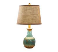 Deskps,Tableps,Readingp Deskp American Style Retroall Tablep Bedroom Bedsidep Ceramic Tablepniture Liviroom Lightitablep/Red/Blue/a