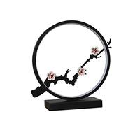 Deskps,Tableps,Readingp Deskp Modern Chinese Bedroom Tablep Plum Bedsidep Button Switch Tablep/Warm Light/Warm Light/a