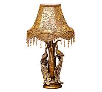 Deskps,Tableps,Readingp Deskp Tablep Retro-Lookiresin Three-Dimensional Engravielegantacockp Body And Fabricsuitable For Liviroom Bedroom Study Tablep