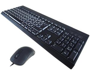 DESKSET,USB di base | Tastiera/Mouse Imposta prodotti per computer, 1 X Qtà - 24-0235