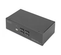 Desktop 4 Port Displayport KVM Switch 4k@60Hz, DualView