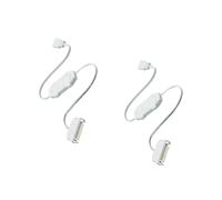 Desktop ARGB Cavo di illuminazione 5V 3 Pin con Inline 3 Button, Bianco | Selettore modalità per la compilazione del computer